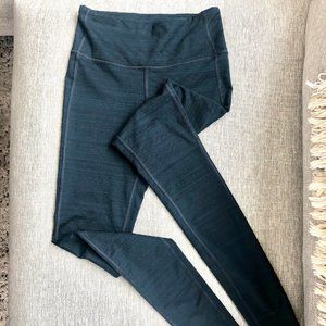 XS Athleta Forest Green Ribbed Leggings